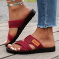 thumbnail image 5 of Willtoo Orthopedic Casual Sandals for Women Non Slip Slip on Arch Support Flat Wedge Sandals Wide Walking Shoes 2026 New Beach Foam Shoes, 5 of 7