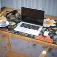 thumbnail image 3 of Long Mouse Pads for Desk,Pioneer Flower Floral Print Pattern Desk Mats on Top Of Desks, Desk Mouse Pad Extra Large with 3mm Non-Slip Base and Stitched Edge for Gaming,Office,Work,Home 35.4"x15.7", 3 of 6