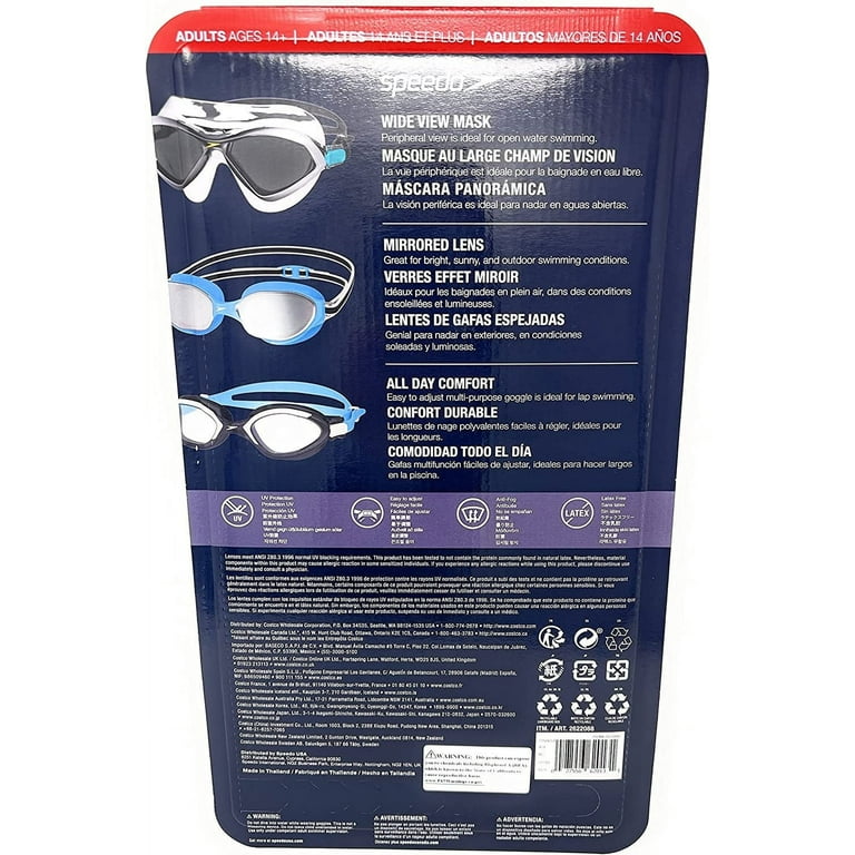 Speedo goggles 3 pack sale