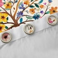 thumbnail image 4 of Manfei Tree Of Life Boy Girl Curtains Pack of 2 (42x84 Each),Colorful Flowers Curtains Blackout,Spring Garden Bedroom Curtains,Breathable Home Decor, 4 of 6