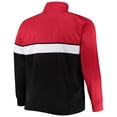 thumbnail image 4 of Men's Red/Black Chicago Bulls Big & Tall Pieced Body Full-Zip Track Jacket, 4 of 4
