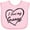 AD-Pink, variant on Inktastic I Love My Granny in Black Chalk Heart Boys or Girls Baby Bib