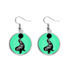 thumbnail image 1 of Sello Negro Animal silueta natural Pendientes pendientes de plata colgantes joyas señora Unbranded M, 1 of 3