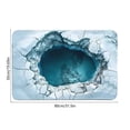 thumbnail image 3 of Vwrxbz 3D Visual Bath Mat Non Slip Crystal Velvet Optical Illusion Floor Mat Cave Pool Print Absorbent Bathroom Rug 50x80cm, 3 of 9