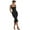 Black, variant on AJZIOJIRO Women Summer Casual Dress Sleeveless Straps Swing Sundress Dresses for Women S-XL