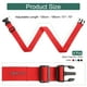 thumbnail image 2 of Uxcell 4 Pcs Correasa de Equipaje para Maletas, Correa de Conexión de Equipaje Ajustable con Hebilla para Maleta de Viaje, Negro/Rojo/Marrón Oscuro/Azul Cielo, 2 of 7