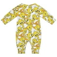 thumbnail image 2 of Animation Tweety Baby Rompers One-Piece Long Sleeve Jumpsuit Bodysuits Newborn Infant Toddler Outfit Kid Clothes Sets, 2 of 8