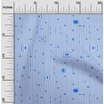 thumbnail image 2 of oneOone Cotton Cambric Medium Blue Fabric Stripes Sewing Craft Projects Fabric Prints By Yard 42 Inch Wide, 2 of 4