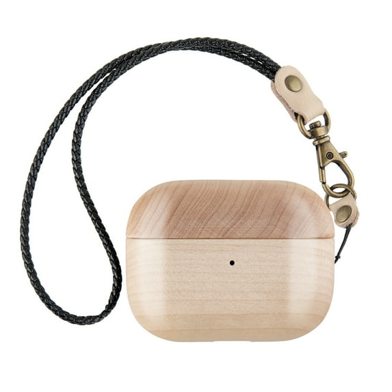 Compatible with AirPods Pro,Natural Wood Case - Cover Case Protector Made of Unique Wood Accessories