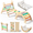 Multicolor, variant on Buballino Pikler Triangle Set, 4 Piece, 6M - 6Y Children, 150 lb Load, 8 in 1, Foldable