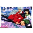 thumbnail image 1 of QIFEIHA Japan Anime Inuyasha Pillowcase Cushion Cover Two Sides Printing Size 20x30 inch, 1 of 2