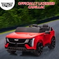 thumbnail image 4 of Ourlova 24V 2-Seater Ride-On Car for Kids, Battery Powered Electric Ride-On Truck with 2.4G Remote Control, Full Suspension, Music, LED Lights, 4 of 7