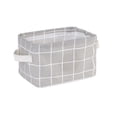 thumbnail image 2 of Hyknon Fabric Storage Basket with Handles, 7.9x6.3x5.1 Inch, Decorative Organizer Bins for Closet Bedroom Toys Books Home Organization, 2 of 7