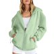 thumbnail image 1 of Puntoco Blusa de manga larga con capucha y cremallera de color informal para mujer Puntoco Puntoco-1, 1 of 8