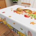 thumbnail image 5 of Duangreer Fall Harvest Fruit Print Rectangle Tablecloth, Autumn Table Cover with Waterproof Wrinkle Resistant for Party Decorations, 52 x 70 Inch, 5 of 6