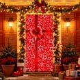 thumbnail image 4 of Talqzovs Door Curtains , 36X79 Inch Christmas Door Covers for Front Door Door Banner Cover for Holiday Festival Party Decoration, 4 of 6