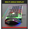 thumbnail image 3 of RHEA- Gaming Keyboard And Mouse Led Light Backlit Mechanical Feel For Computer Desktop, 3 of 6