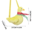 thumbnail image 3 of Fiudx Bolso de Mano con Diseño de Animal, Suave Forro Polar, Correa Ajustable para El Hombro, Diseño Moderno, Accesorio de Moda para El Día a Día, Regalo Ideal para Novia, Tamaño 37 X 29 X 11 Cm., 3 of 4