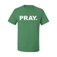 thumbnail image 2 of Wild Bobby Pray. Inspirational/Christian Men Graphic Tee, Kelly, X-Large, 2 of 5