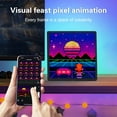 thumbnail image 4 of Pantalla LED Pixel 64x64 RGB LED Panel de Matriz Programable Pixel Art Pantalla con Bluetooth APP Control Pixel Pantalla, 4 of 5