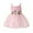 Pink, variant on Mercatoo I𝐧fant Baby Girls Rib-Knit Sleeveless Strap Dress Embroidered Flower Thin Mesh Tutu Su𝐧dress Summer Clothes