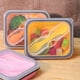thumbnail image 1 of Caja de Almacenamiento Plegable, Apta para Microondas, Diseño Ecológico, Práctica para Uso Doméstico o Exterior, Versátil para Guardar Alimentos, Hielo y Pasteles, Fácil de Limpiar, Tamaño C, 1 of 2