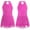 Hot Pink, variant on YUUMIN Kids Girls Halter Fringe Gymnastics Leotard Latin Dance Jumpsuit Shiny Rhinestone Ballroom Dancewear Red 14