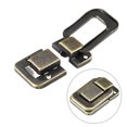 thumbnail image 4 of Uxcell Toggle Latch, 48mm Bronze Decorative Hasp Wooden Box Catch w Screws, 4 of 6