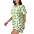 thumbnail image 2 of Xecao Green Avocado print Swimsuit for women, Summer-ready, sporty style.Quick-dry fabric. Many sizes & colors., 2 of 9