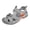 Grey, variant on PLERISE Men's Closed Toe Hiking Sandals, Adjustable Straps, Breathable Water & Beach Outdoor Sport Sandals for Walking, Fishing, Adventure, Travel
