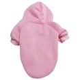 thumbnail image 2 of Winter Dog Hoodie Sweatshirts with Pockets Warm Dog Clothes for Small Dogs Chihuahua Coat Clothing Puppy Cat Custume S, Pink, 2 of 9