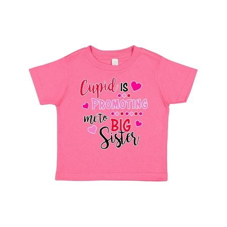 

Inktastic Cupid is Promoting Me to Big Sister Gift Toddler Toddler Girl T-Shirt