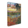 thumbnail image 3 of Flower Garden Van Gogh Vivid Painting Landscape Painting Gallery Wrapped Canvas Print Wall Art, 3 of 7