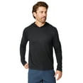 thumbnail image 2 of Free Country Men's Sueded Pique Long Sleeve Hoodie Black S, 2 of 4