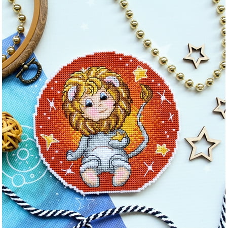 UPC: 4627167307863 | Zodiac Signs. Leo SR-705 Cross stitch kit