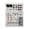 thumbnail image 1 of Mezcladora Yamaha AG06MK2W 6 Canales Android Ios +48 V USB Grabación y reproducción de audio de 2 pistas de alta resolución 24 bits 192 kHz, 1 of 3