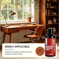 thumbnail image 4 of Wood Scratch Repair Wax,Furniture Touch-Up Polish,Restores Natural Wood Grain,Repairs Scratches and Scuffs,Protects Against Cracking and Drying,For Wooden Floors Tables Cabinets Chairs multicolor, 4 of 7