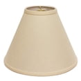 thumbnail image 1 of Abat-Jour Rigide à Cônes Inclinés avec Laveuse, Beige, 1 of 1