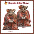 thumbnail image 2 of Naloa Adorable Kitten In Kimono Drawstring Christmas Bags, 3D Xmas Gift Bags, Christmas Wrapping Bags, Xmas Goodie Bags, Treat Pouch Bags, Party Favor Bags-Medium, 2 of 9