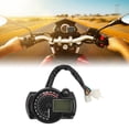 thumbnail image 4 of Instrumento de Motocicleta, Pantalla LCD de la Moto Odómetro Retardante ABS Universal para automóviles para RVS, 4 of 7
