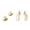 Gold, variant on 4x Back Button Gamepad Controller Back Button Replacement for PS5 Edge Controller, Black