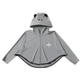 thumbnail image 2 of Spazoro Toddler Girls UPF 50+ Sun Protection Jacket, Lightweight Cute Hooded Zip Up Quick Dry Breathable Fashion Clothes for Outdoor Gray Size 4-5, 2 of 6