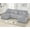 Gray, variant on Oversized 122" U-Shaped Sectional Sleeper Sofa Bed with Pull-Out Bed,Storage Chaise,Type-C USB,Fuzzy Plush,7-Seat,Deep Gray
