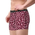 thumbnail image 2 of Yiaed Rose Leopard Print Print Men's Soft Cotton Boxer Shorts Breathable Boxers Underwear Moisture-Wicking Underwear Stretch Boxer Briefs for Man-Small, 2 of 5