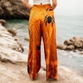 thumbnail image 3 of WILLBEST Pantalones Casuales de Mujer, de Moda, de Cintura Alta, Elásticos, de Pierna Ancha, Holgados y Estampados, para Comodidad y Estilo Diario. Grande, 3 of 4