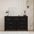 thumbnail image 2 of MIDODO 7 Drawer Dresser for Bedroom, Antique Double Dresser & Chest of Drawers with Vintage Handle Wood Rustic Dressers Storage Organizer, 2 of 8