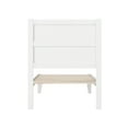thumbnail image 5 of AFI NoHo 14" Twin XL Wood Platform Bed Frame with Modern Panel Headboard, White, 5 of 6