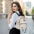 thumbnail image 6 of FORMRS Mini Backpack Purse for Women Quilted Travel Daypack Casual Shoulder Bag, Gray Bears, 6 of 7