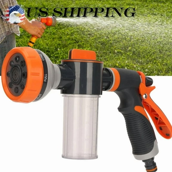 Garden Hose Nozzle, 8 Spray Modes, Hose Sprayer High Pressure, Pet, Car Rinse