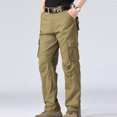 thumbnail image 5 of APEXFWDT Cargo Pants for Men Casual Work Hiking Pants Mens Big and Tall Multi Pockets Regular Fit Cargo Pants Lightweight Work Pants, 5 of 6